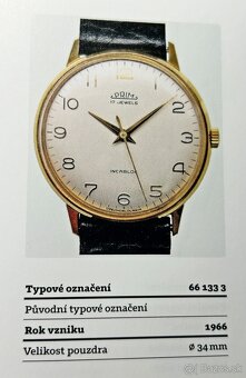 Československé mechanické vintage retro hodinky PRIM Elegant - 11