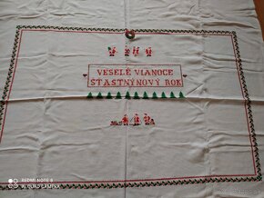 retro vianočne obrusy - vyber si - 11