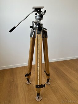 Drevený statív (Meopta/Pentacon) - robustný a stabilný - 11