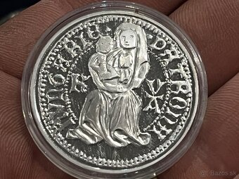 Predám 5x pozlátené a postriebrené mince na foto. - 11