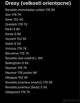 Futbalove dresy - 11
