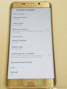 Samsung S6 Edge Plus Gold Top stav - 11