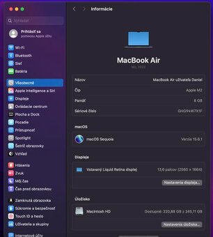 Apple MacBook Air M2 8GB/256GB Midnight - 11