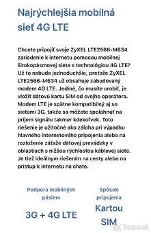 Predám mobilný WiFi router Zyxel - 11