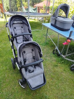 Thule sleek súrodenecký dvojičkovký kočík - 11