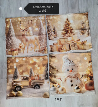 Vianočne obliečky 45 x 45cm NOVE - 11