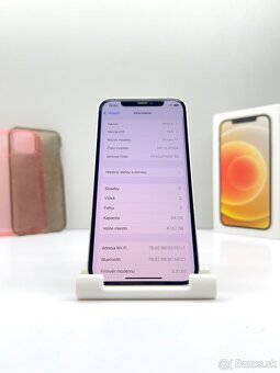 iPhone 12 WHITE NOVÁ BATÉRIA 100% - 11