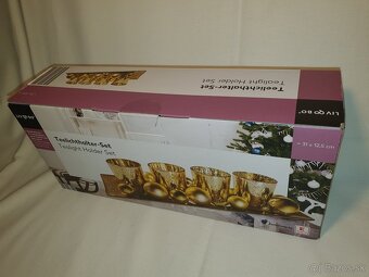 VIANOČNÁ SADA NA 4 ČAJOVÉ SVIEČKY - 11