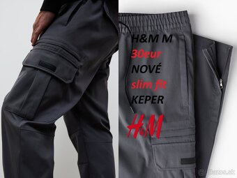 Keprové cargo nohavice HM (Kapsáče) - 11