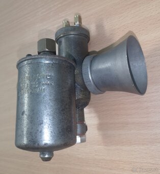 Predám bronzový karburátor B&B 25,4mm s uchytením na závit - - 11