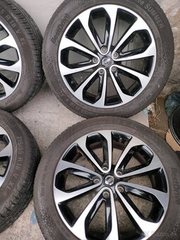 ☀️4ks alu disky orig. Nissan 5x114,3 R18 zanovne pneu 7mm - 11