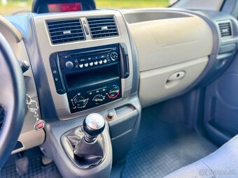 Fiat Scudo 2.0 JTD 94kW 9miest klíma,ťažné,tempomat - 11