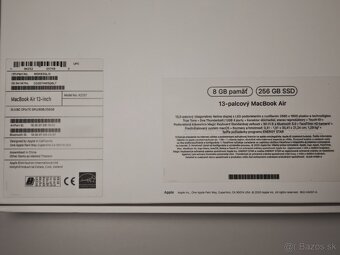 Apple MacBook Air M1 (2020) 8GB SSD 256GB Silver - TOP stav - 11