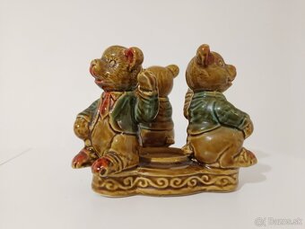 Keramické retro masívne svietniky - 11