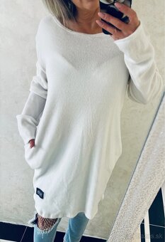 Damske talianske šaty/tunika white - 11