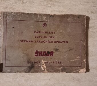 Návod k obsluze a údržbe Škoda 100,100L,110 L,110LS, - 11