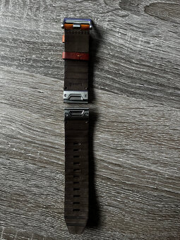 Garmin fenix 7X Sapphire Solar, Titanium / Brown Leather Ba - 11