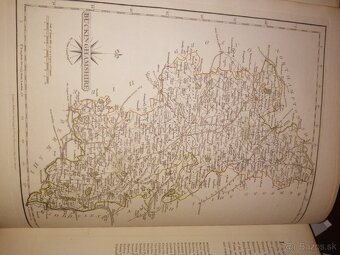 Veľký atlas Anglicko viac ako 50 máp  1793 - 11
