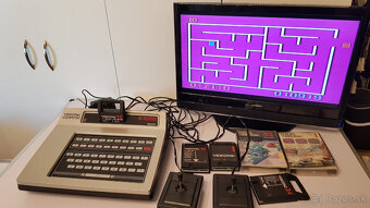 Philips Videopac G7000 (1978) – 4 hry, 2 joysticky + adaptér - 11
