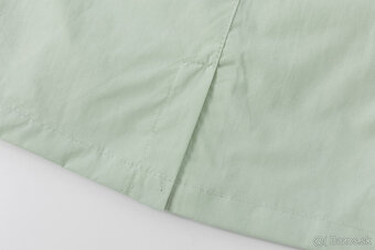 Dievčenská bunda – zelená s kvetinovým motívom - nová - 11