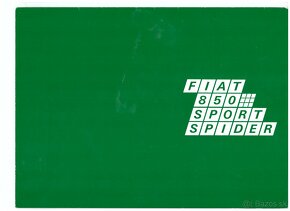 prospekty FIAT: 1100, 500L, 850 SPORT SPIDER - 11