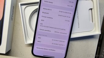 Apple iPhone 14 modrý 128GB - TOP stav, aj vymením - 11