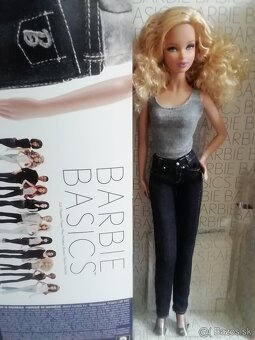 Zberatelská Barbie Basics jeans - 11