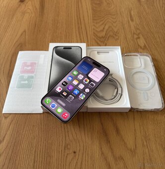 iPhone 15 Pro 128 gb White Titanium v záruke + príslušenstvo - 11