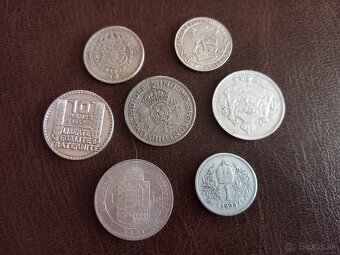 Predám rôzne staré strieborné mince - 11