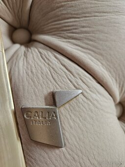 CHESTERFIELD ŠTÝL-CALIA ITALY,KOŽENÁ SEDAČKA 3+2+1,NEROZŤ. - 11