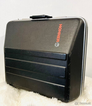 Predám akordeón Hohner Atlantic 120 bas De Luxe Výborný zvuk - 11
