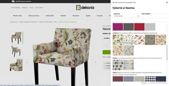 Stolicky s operadlom IKEA Nils (sivy potah) - 11