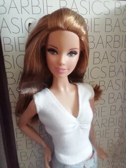 Zberatelská Barbie Basics jeans - 11