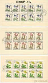 Poštové známky, filatelia: ČSSR, desaťbloky PRO - 11