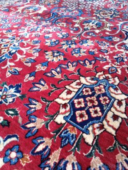 🌟 Majestátny ručne viazaný hodvábny Isfahan 410×310 cm 🌟 - 11