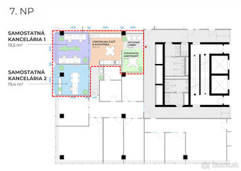 Prenájom novozrekonštruovaného samostatného kancelárskeho tr - 11