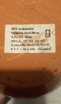 Keramika, sklo, pozdišovská, modranská - 11