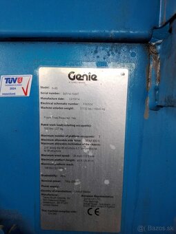 PREDAJ - Teleskopická Dieslová pracovná plošina Genie S-85 - 11