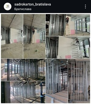 Sadrokartonárske Práce /Montáž sadrokartónu - 11