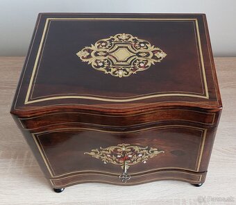 Likérnik boulle palisander Francúzsko Napoleon III - 11