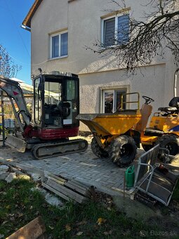 Požičiam Bager, dumper, vibračnu žehličku a vozík - 11