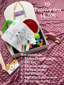 Detské montessori boxy, pomôcky hračky aktivity pre deti - 11