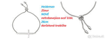 Náhrdelník s krížikom, Náramok s krížikom/bez krížika - 11