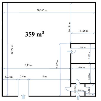 Skladový priestor 359m² v Ružinove na prenájom - 11