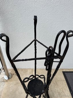 Kované náradie ku krbu - 11