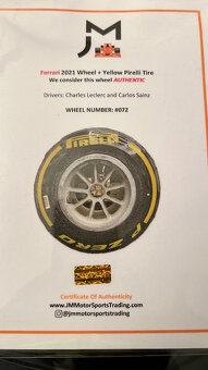 Predám originálny stolík F1 pneu Pirelli-Ferrari Ch.Leclerc - 11