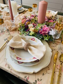 AKCIA krásna nepoužitá obedová súprava vhodná ako dar - 11