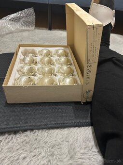 Gule retro sklenené fúkané - 11