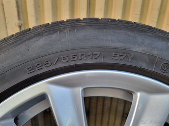 Alu disky BMW 5x120 8Jx17 ET30 + letné pneu 225/55 R17 - 11