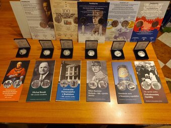 Predám Slovenské strieborné pamätné mince 2009-2020 - 11